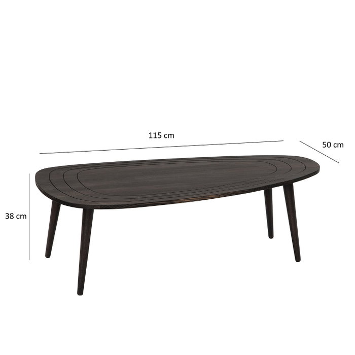 Hanah Home Mesa de Centro Sweet - Antracita